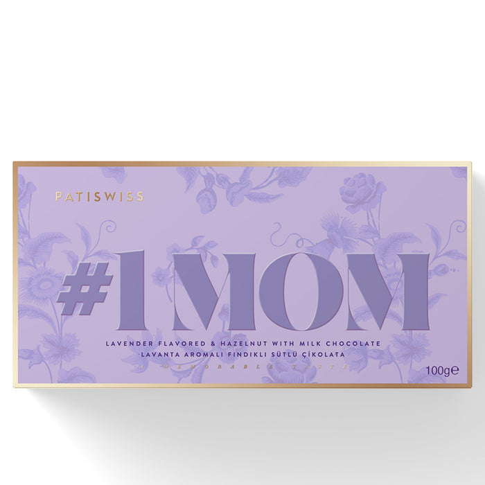 Patiswiss Lavender Flavored & Hazelnut Milk Chocolate brings together smooth milk chocolate, delicate lavender aroma, and crunchy hazelnuts for a refined flavor experience inspired by Türkiye.