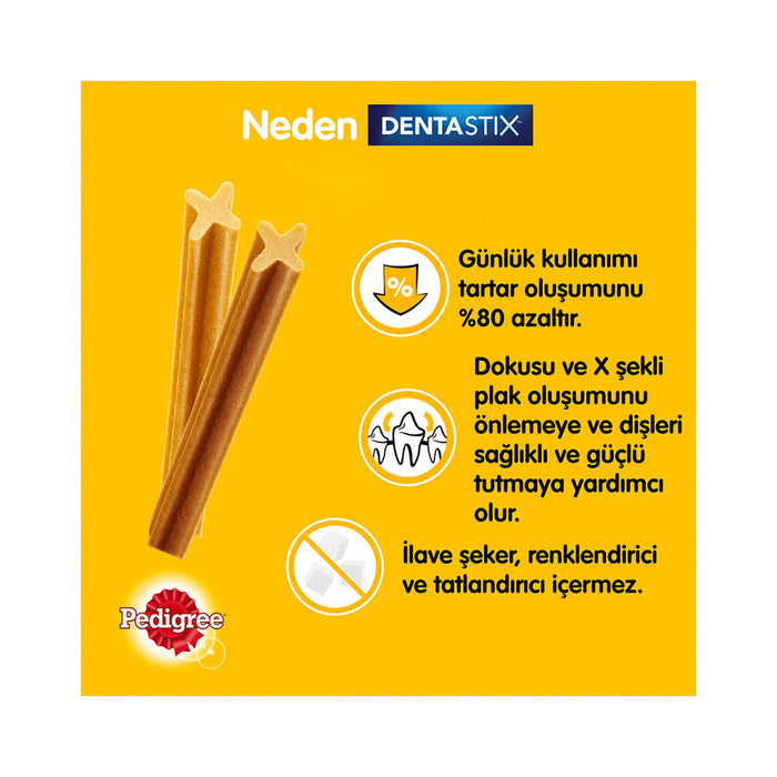 Pedigree Dentastix Dog Treat Sticks are specially designed dental chew treats created to support your dog’s daily oral care routine.