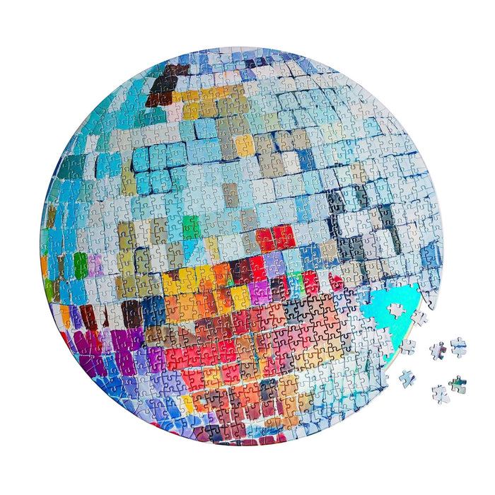 Piecework 750 Piece Disco Ball Round Jigsaw Puzzle