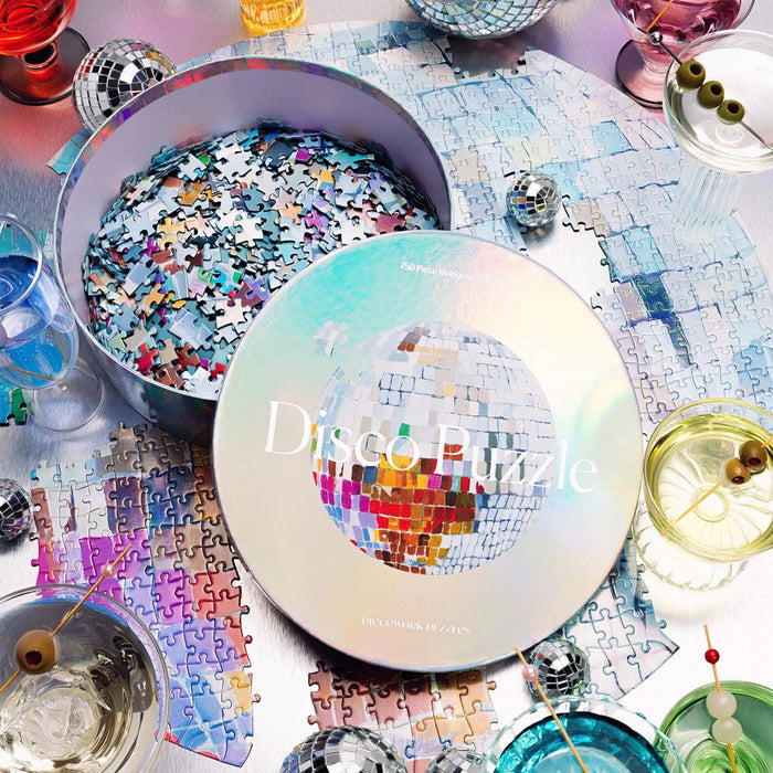 Piecework 750 Piece Disco Ball Round Jigsaw Puzzle