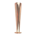 Pilsner Trumpet Glass Vase, Rose Gold, 20-Inch