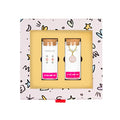 Pink Smiley Necklace and Earrings Gift Set