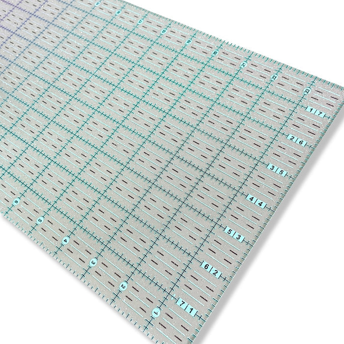 Pink to Teal Gradient | Glitter - 24" x 8" Ruler