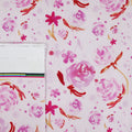 This printed WPC-Lite is of watercolor flowers in warm pink tones.