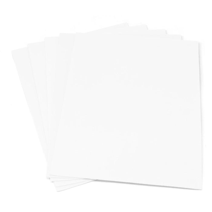 Plain EVA Foam Sheets, 9-Inch x 12-Inch, 5-Piece, White