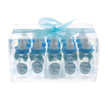 Plastic Milk Bottles Favor Container, Baby Boy, 4-Inch, 15-Count