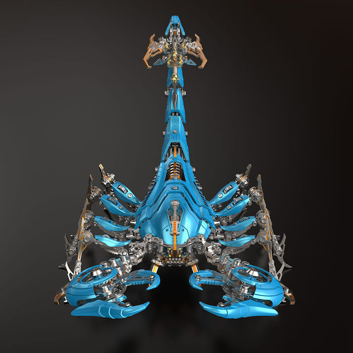 Poison Flame Cyberpunk 3D Metal War Scorpion Model Kit for Adults 1073PCS