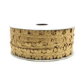 Polyester Flower Garland Ribbon, 3/8-Inch, 25-Yard, Gold