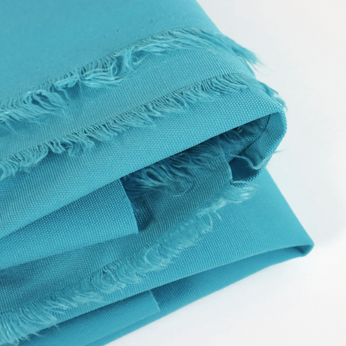 This ReNew Solid is in a fun and bright shade of blue. This photo is of the fabric folded.