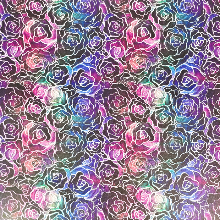 Prismatic Roses | 18" Luxe Vinyl Roll - Mid-Weight
