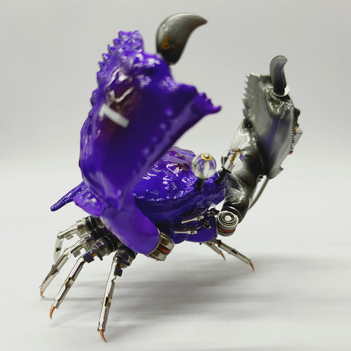 Punk Style 3D Purple Vampire Crab Model Crafts Collection- Finished Version
