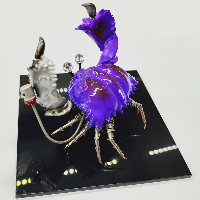 Punk Style 3D Purple Vampire Crab Model Crafts Collection- Finished Version