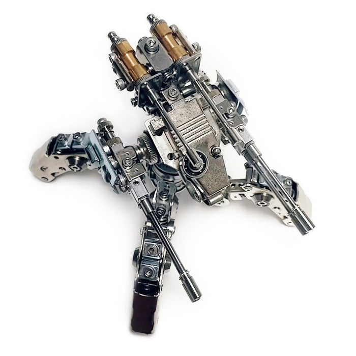 Quadruped Fighting Mecha 3D Metal Model Building Kits 410PCS