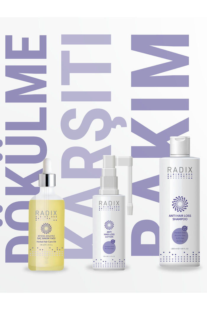 Radix Anti Hair Loss Serum Spray is a targeted scalp treatment formulated with 5% Procapil™ complex to help reduce hair shedding, strengthen hair fibers, and support faster, healthier-looking growth.