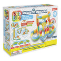 Meekins Rail Cube Magnetic Monorail Deluxe Block Set in box packaging, front angle view.