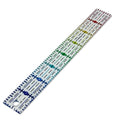 Rainbow Gradient | Clear - 8” x 1” Ruler