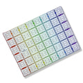 Rainbow Gradient | Glitter - 8” x 6” Ruler