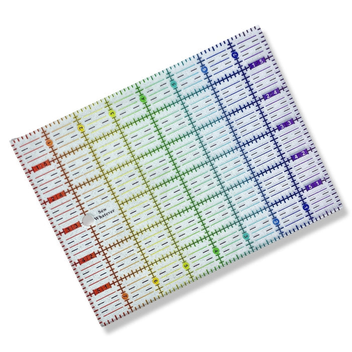 Rainbow Gradient | Glitter - 8” x 6” Ruler