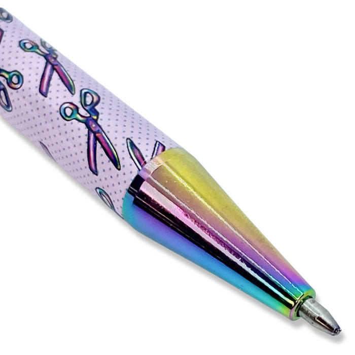 Rainbow Scissors Clicky Pen | Single