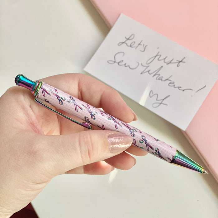 Rainbow Scissors Clicky Pen | Single