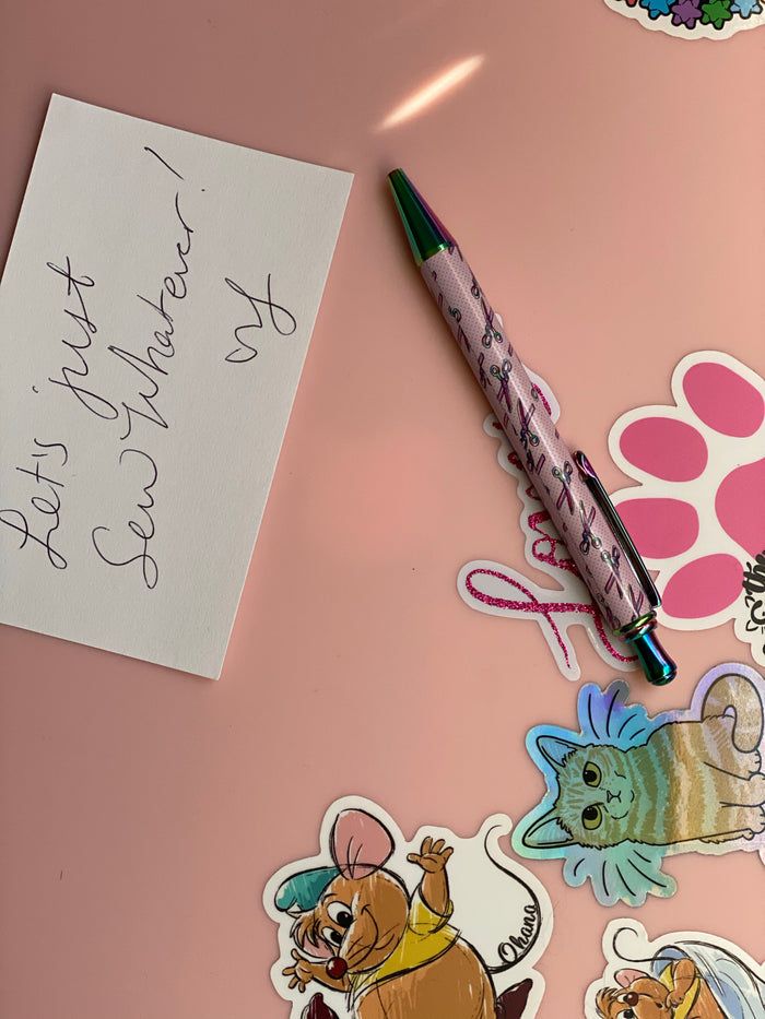 Rainbow Scissors Clicky Pen | Single