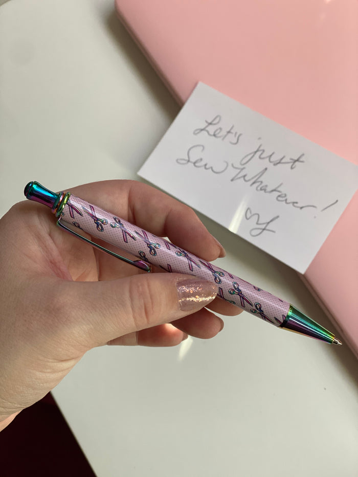 Rainbow Scissors Clicky Pen | Single