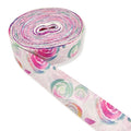 Rainbow Watercolor Roses | Bag Binding - 10 Yard Cut