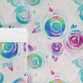 This printed WPC-Lite is of watercolor roses in a rainbow ombre.