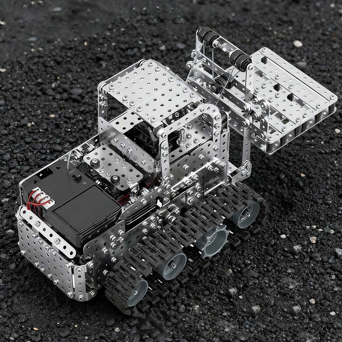 RC Metal Forklift  3D Metal Model Kit for Adults 1476 PCS Difficult Puzzle