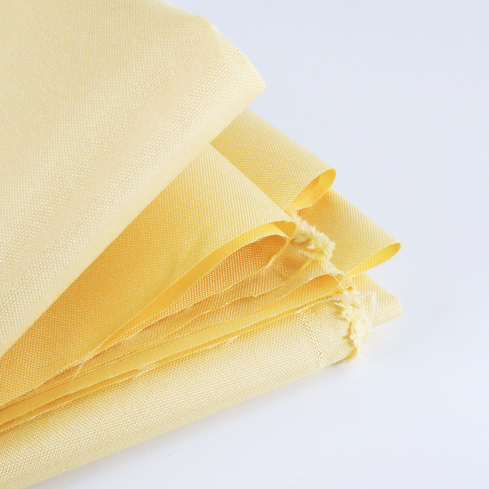 This WPC-Lite solid is a soft and pastel shade of yellow. This photo shows the fabric folded.