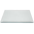 Rectangular Beveled Edge Mirror Glass Base Centerpiece, 7-3/4-Inch
