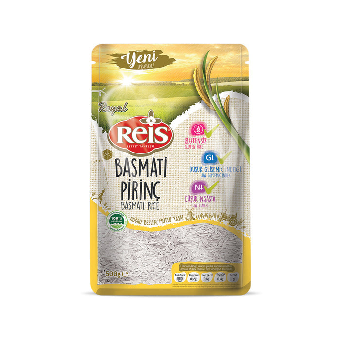 Reis Royal Basmati Rice (Superior) brings the premium quality of long-grain basmati rice from Türkiye to your kitchen.
