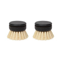 Danica replacement sisal dish brush heads, set of 2.