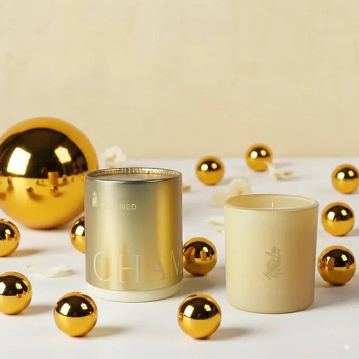 Rewined Metallic Champagne Candle