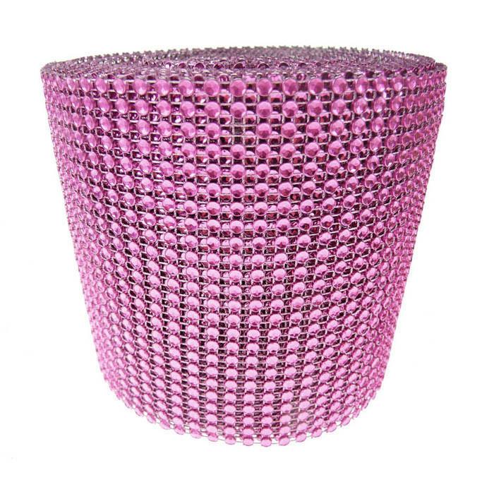Rhinestone Diamond Wrap Ribbon, 4-3/4-Inch, 10 Yards