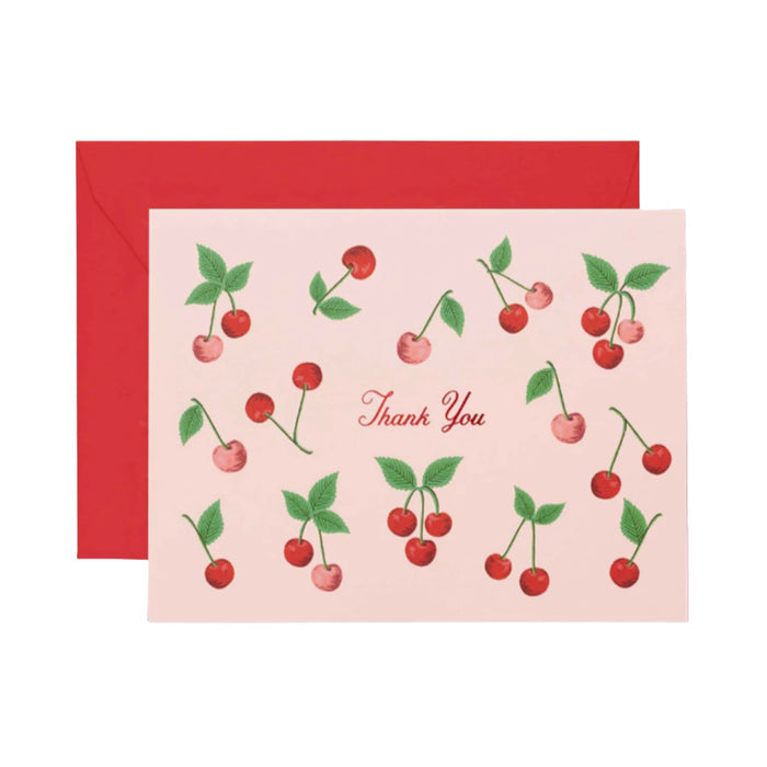 Rifle Paper Co. "Thank You" Cherries Greeting Card