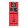 Gentlemen's hardware ring swing game in red box packaging, front view on a simple white background.