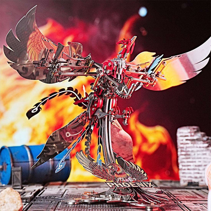 Rise of the Phoenix Born of Fire 3D Metal Mechanical Kinetic Phoenix Model Kits