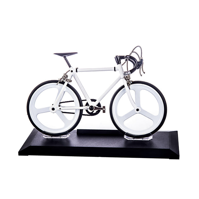 Road Bike Model Metal Assembly Bicycle Kit 1/8 Simulation Bike Toy 90Pcs
