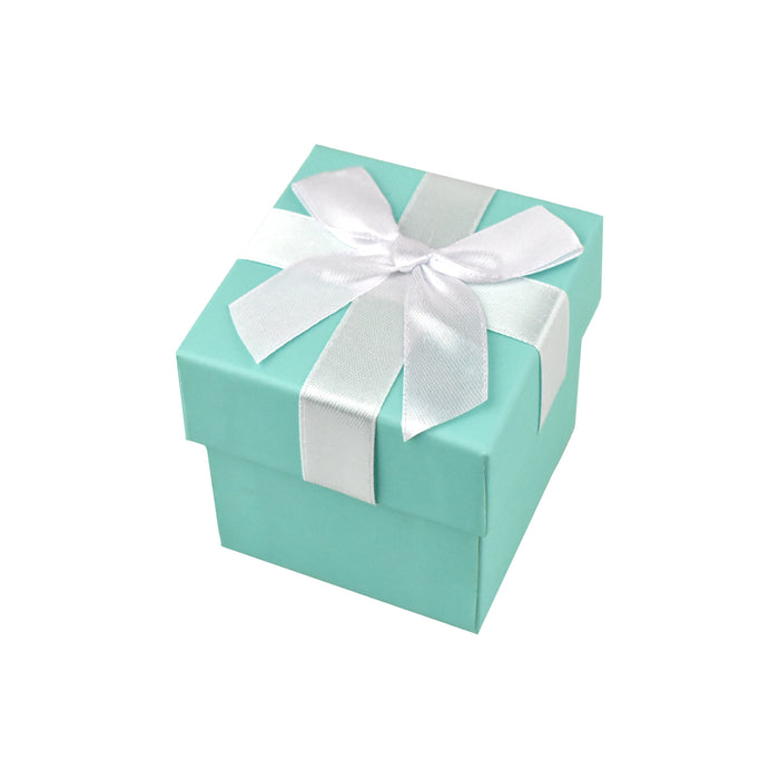 Robin's Egg Blue Mini Square Gift Boxes, 2-1/2-Inch, 12-Count
