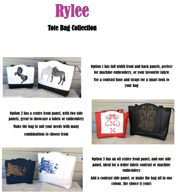 Rylee Tote Bag by Nancy Stroop Patterns | Hardware Kit