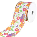 Sahara Floral Wired Ribbon, 2-1/2-Inch, 10-Yard