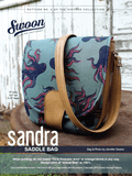 Sandra Saddle Bag by Swoon Sewing Patterns | Hardware Kit