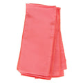 Satin Chair Bow Sash, 6-Inch x 9-Feet, 6 Count, Coral