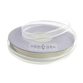 Satin Edge Sheer Organza Ribbon, 3/8-Inch, 25 Yards, Antique White