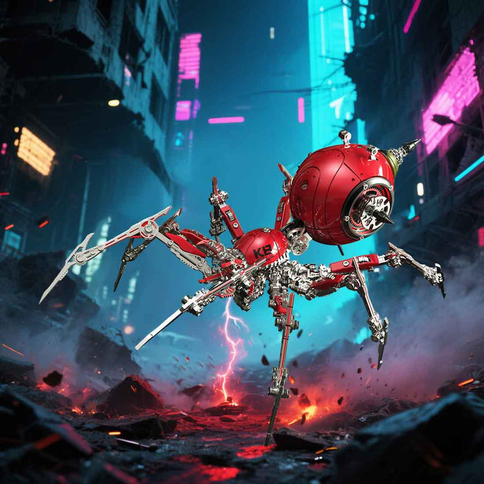 Scarlet Gearling KB War Spider – Armed Edition with Weapon Loadout