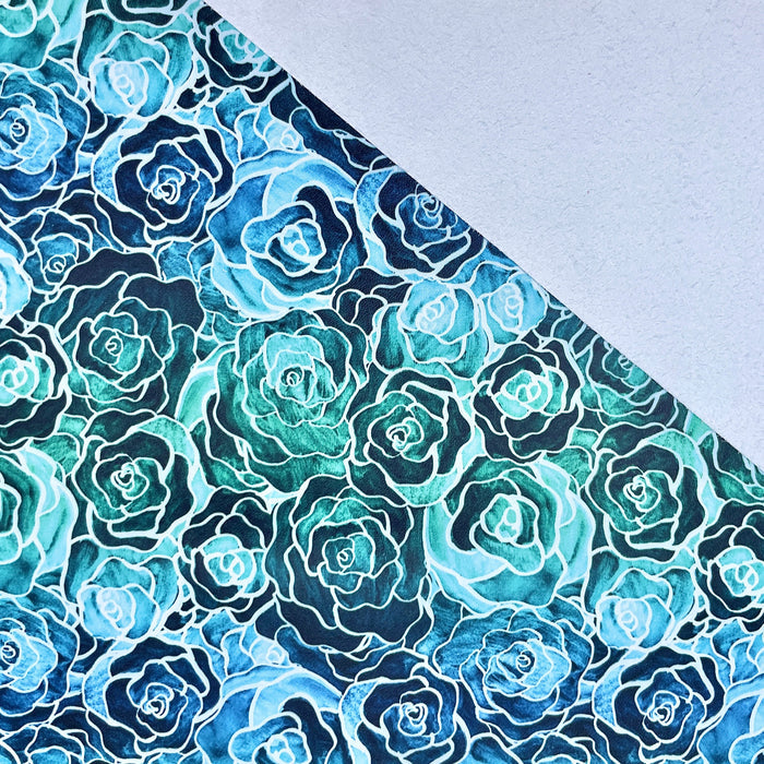 Seaglass Roses | 18" Luxe Vinyl Roll - Mid-Weight