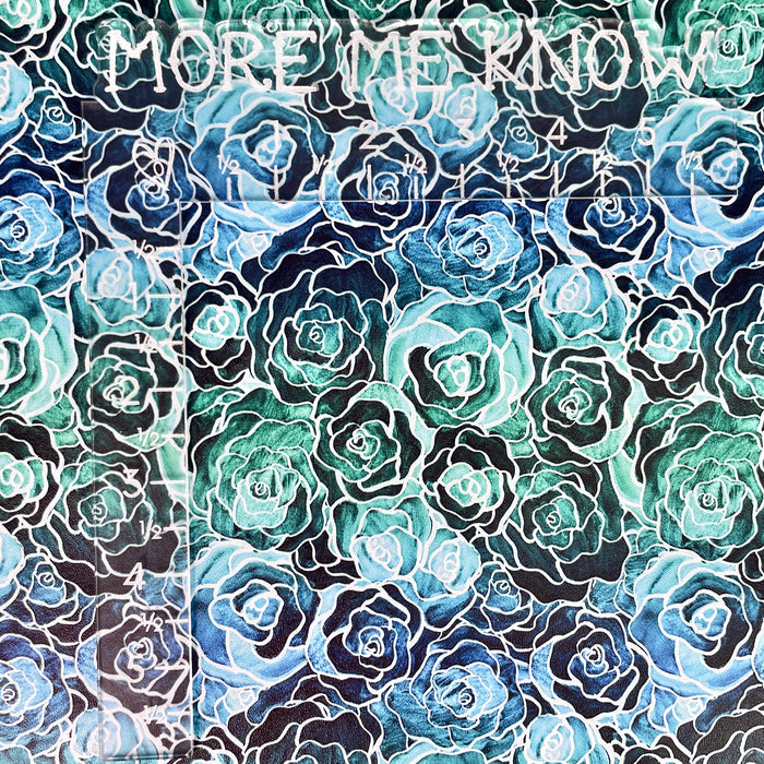 Seaglass Roses | 18" Luxe Vinyl Roll - Mid-Weight