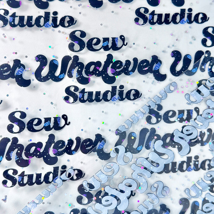 Sew Whatever Studio Confetti | 18" Clear TPU Vinyl Roll