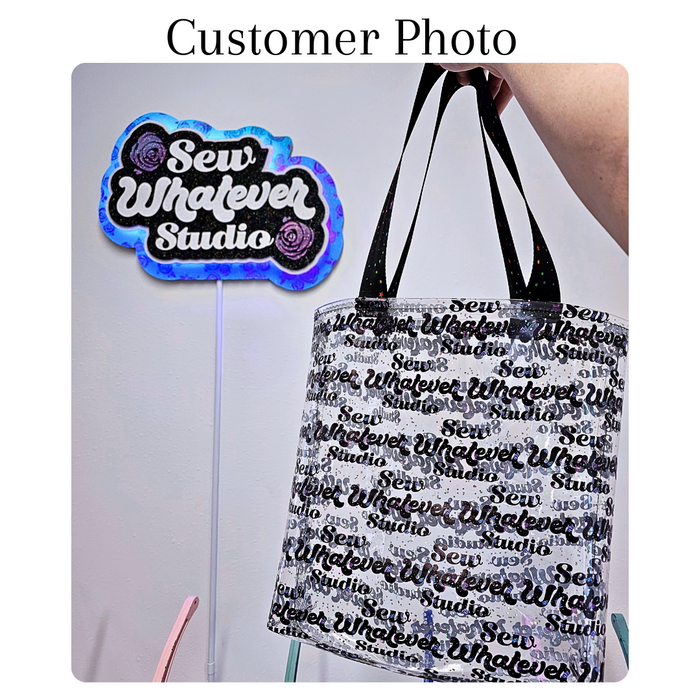 Sew Whatever Studio Confetti | 18" Clear TPU Vinyl Roll